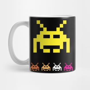 Space Invaders Retro Gaming Vintage Mug